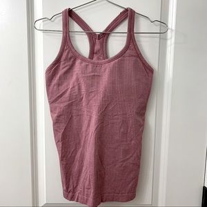 Lululemon pink tank top